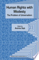 Human rights with modesty : the problem of universalism /