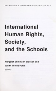 International human rights, society, and the schools /