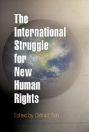The international struggle for new human rights /