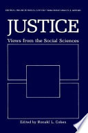 Justice : views from the social sciences /