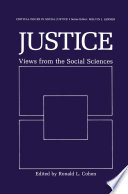 Justice : views from the social sciences /