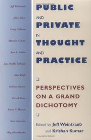 Public and private in thought and practice : perspectives on a grand dichotomy /