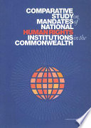 Comparative study on mandates of national human rights institutions in the Commonwealth.