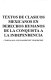 Textos de clásicos mexicanos en derechos humanos de la conquista a la independencia /