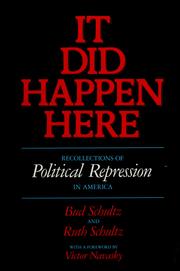 It did happen here : recollections of political repression in America /
