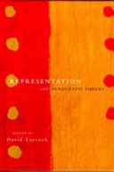 Representation and democratic theory /
