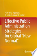 Effective Public Administration Strategies for Global "New Normal" /