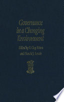 Governance in a changing environment /