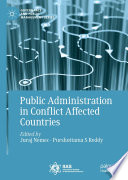 Public administration in conflict affected countries /