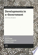 Developments in e-government : a critical analysis /