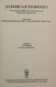 Economics of informatics : proceedings of the IBI-ICC international symposium, Mainz, 16-20 September, 1974 /