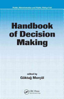 Handbook of decision making /
