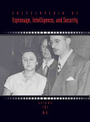 Encyclopedia of espionage, intelligence, and security /