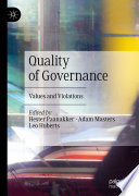 Quality of Governance : Values and Violations /