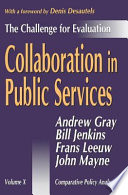 Collaboration in public services : the challenge for evaluation /