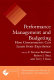 Performance management and budgeting : how governments can learn from experience /