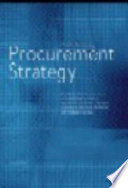 Public authority procurement strategy /