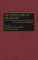 The political role of the military : an international handbook /