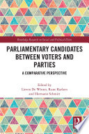 Parliamentary candidates between voters and parties : a comparative perspective /