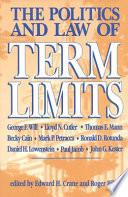 The politics and law of term limits /