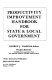 Productivity improvement handbook for state and local government /