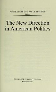 The New direction in American politics /