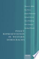 Policy representation in Western democracies /