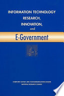 Information technology research, innovation, and E-Government /