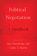 Political negotiation : a handbook /