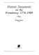 Historic documents on the presidency : 1776-1989 /
