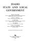 Idaho State and local government /