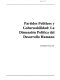 Partidos políticos y gobernabilidad : la dimensión política del desarrollo humano /