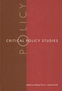 Critical policy studies /