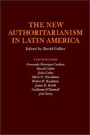 The New authoritarianism in Latin America /