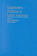 Legislative politics in Latin America /