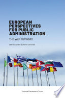 European perspectives for public administration : the way forward /