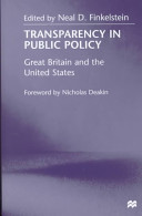 Transparency in public policy : Great Britain and the United States /