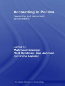 Accounting in politics : devolution and democratic accountability /