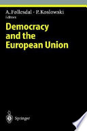 Democracy and the European Union /