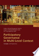 Participatory governance in multi-level context : concepts and experience /
