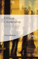 Ethical citizenship : British idealism and the politics of recognition /