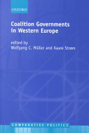 Coalition governments in western Europe /