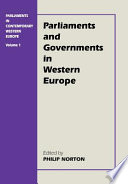 Parliaments and governments in Western Europe /