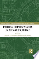 Political representation in the ancien régime /