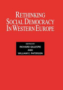 Rethinking social democracy in Western Europe /