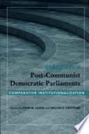 Committees in post-Communist democratic parliaments : comparative institutionalization /