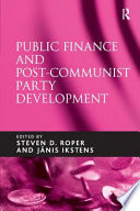 Public finance and post-communist party development /