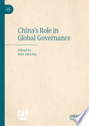 China's Role in Global Governance /