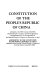 Constitution of the People's Republic of China : (adopted at the fifth session of the fifth National People's Congress and Promulgated for Implementation by the Proclamation of the National People's Congress on December 4, 1982).