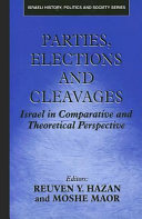 Parties, elections and cleavages : Israel in comparative and theoretical perspective /